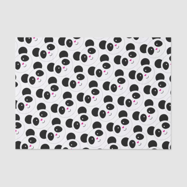 Panda Party Seidenpapier (Vorderseite)