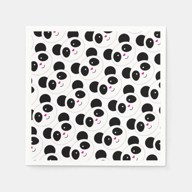 Panda Party Serviette (Vorderseite)