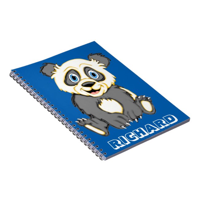 Panda personalisieren notizblock (Rechte Seite)