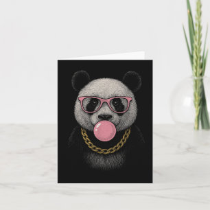 Panda Pink Blubble Gum gibt Männer Kinder Kinder W Karte