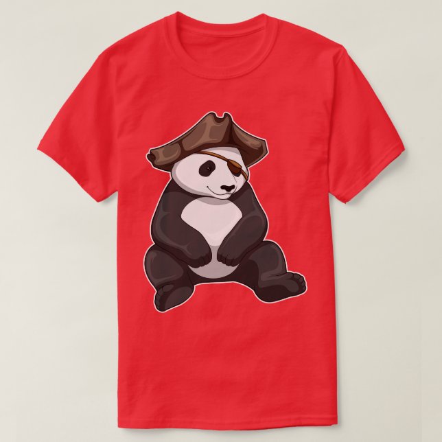 Panda Pirate T-Shirt (Design vorne)