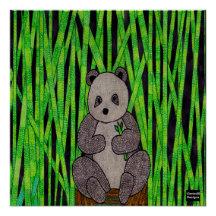 Panda - Plakatwerbung
