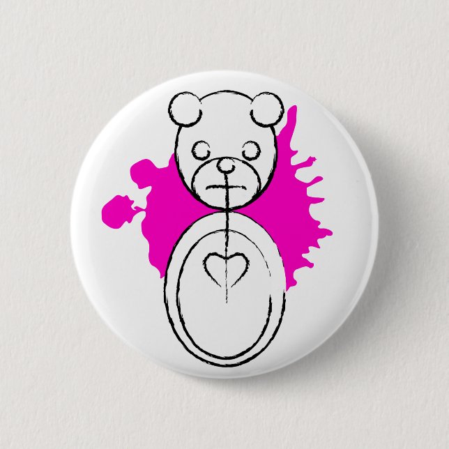 Panda-Platz. Button (Vorderseite)