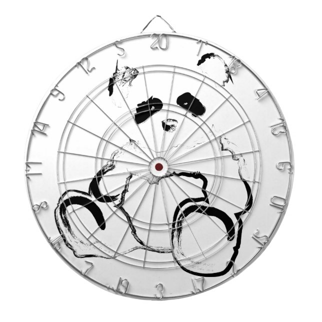 Panda-Platz Dartscheibe (vorne)