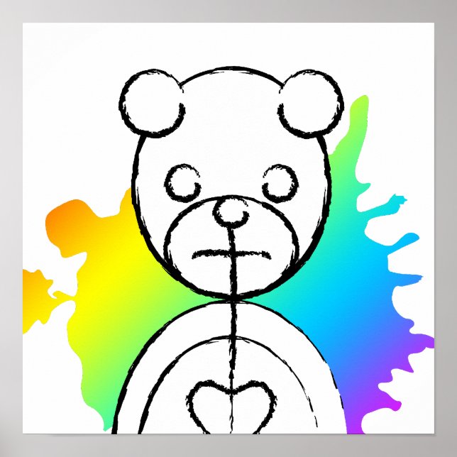 Panda-Platz. Poster (Vorne)