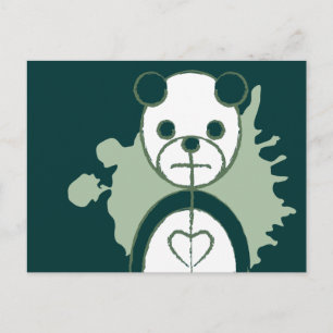 Panda-Platz. Postkarte