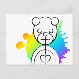 Panda-Platz. Postkarte