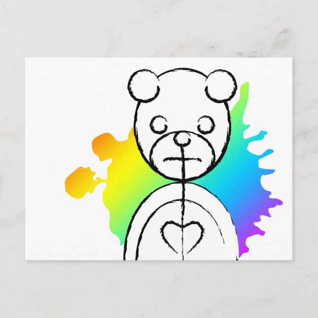 Panda-Platz. Postkarte (Vorderseite)