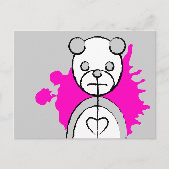 Panda-Platz. Postkarte (Vorderseite)