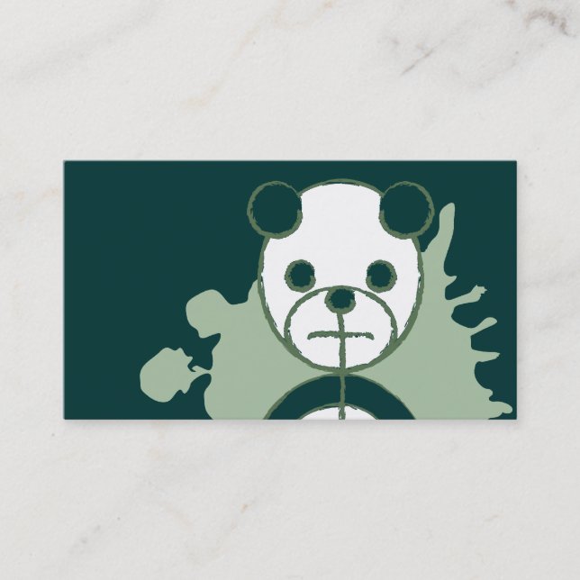 Panda-Platz. Visitenkarte (Vorderseite)