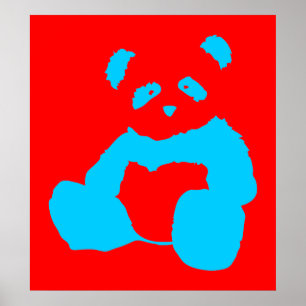 Panda-Plüschtier. Poster