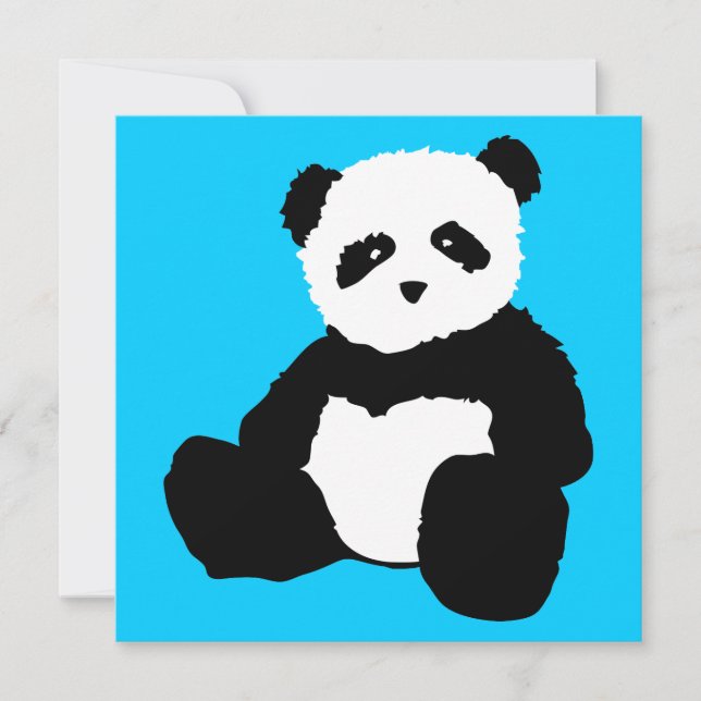 Panda plush : Farbe individuell anpassbar (Vorderseite)