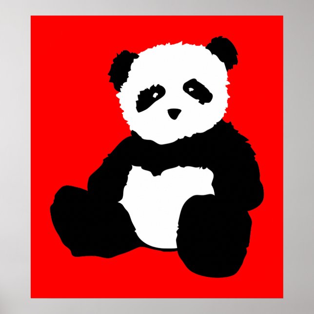 Panda plush. poster (Vorne)