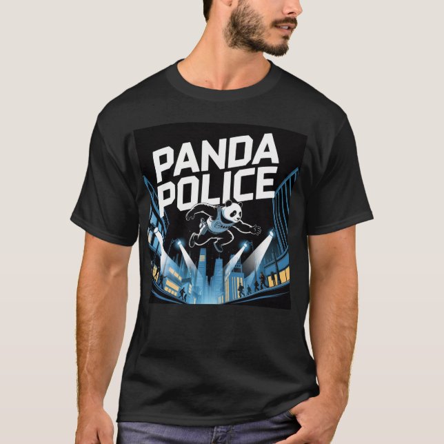 PANDA POLICE T-Shirt (Vorderseite)