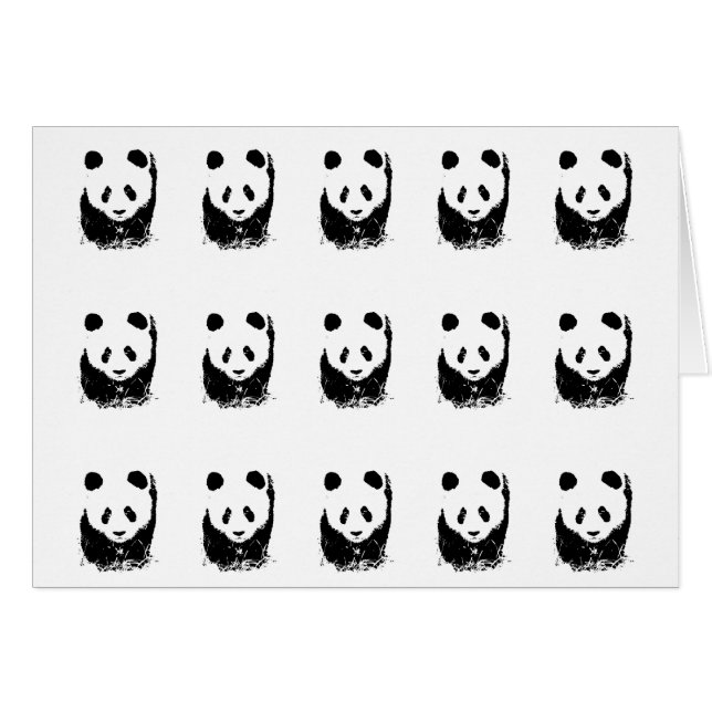 Panda Pop Art (Vorderseite (Horizontal))