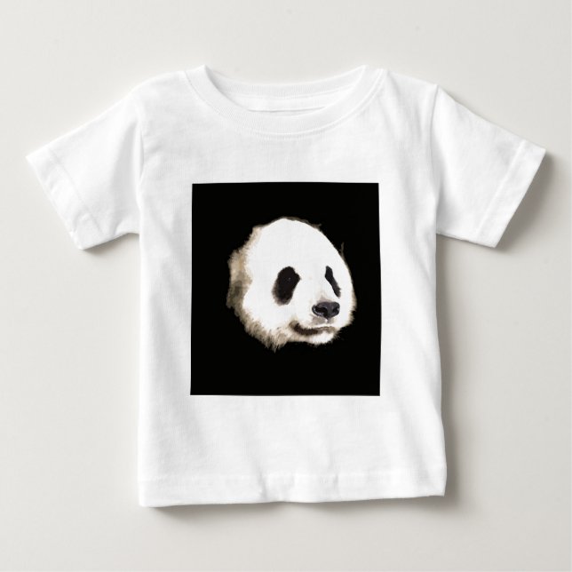 Panda Pop Art Baby T-shirt (Vorderseite)