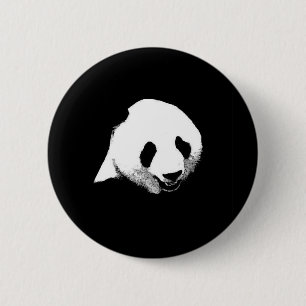 Panda Pop Art Button