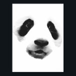 Panda Pop Art Poster<br><div class="desc">Rett Pandas - Panda Pop Art Style Image - Protect Pandas - Save the Planet</div>