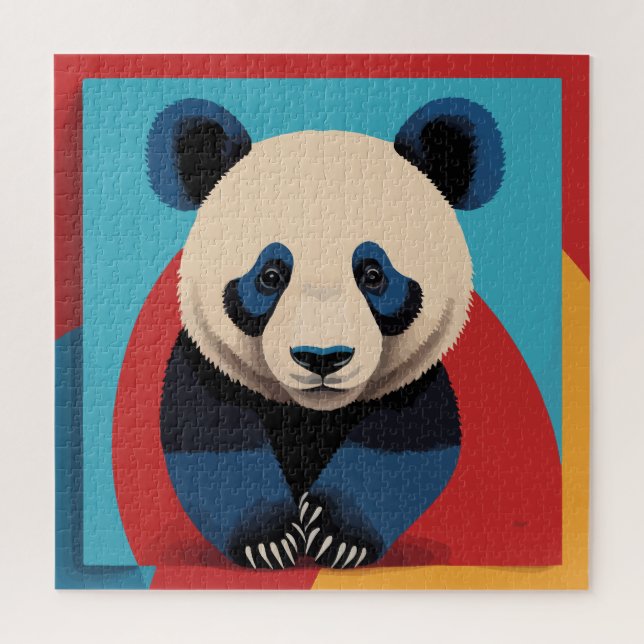Panda Pop Art Puzzle (Vertikal)