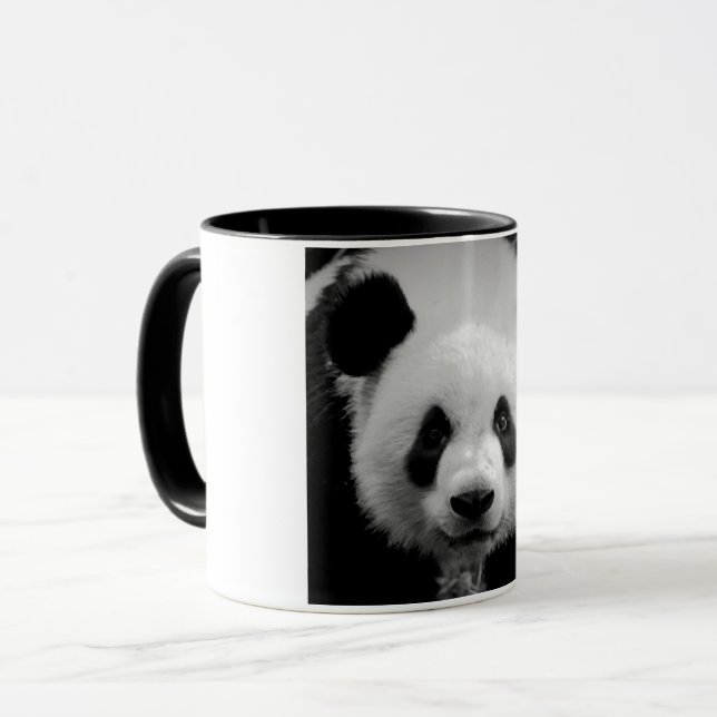 Panda Pop Art Tasse (Vorderseite Links)