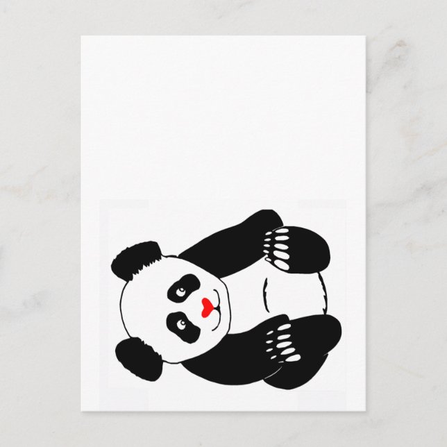 Panda Post Postkarte (Vorderseite)