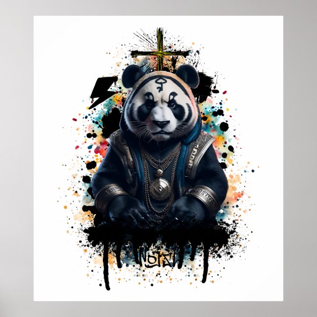 panda,poster,panda poster,cool, poster (Vorne)