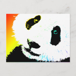 Panda. Postkarte