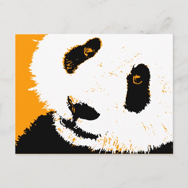 Panda. Postkarte (Vorderseite)