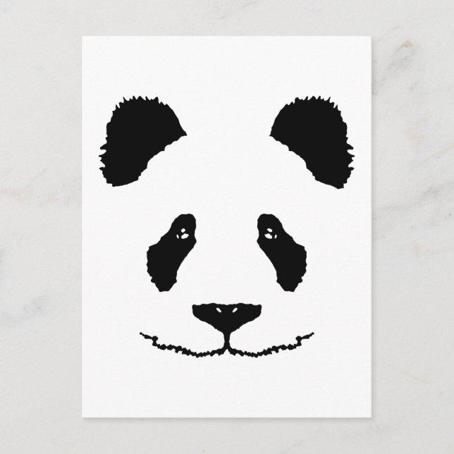 Panda Postkarte (Vorderseite)