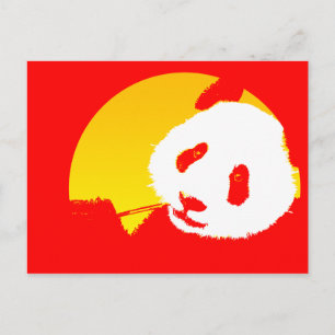 Panda. Postkarte