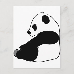 Panda Postkarte
