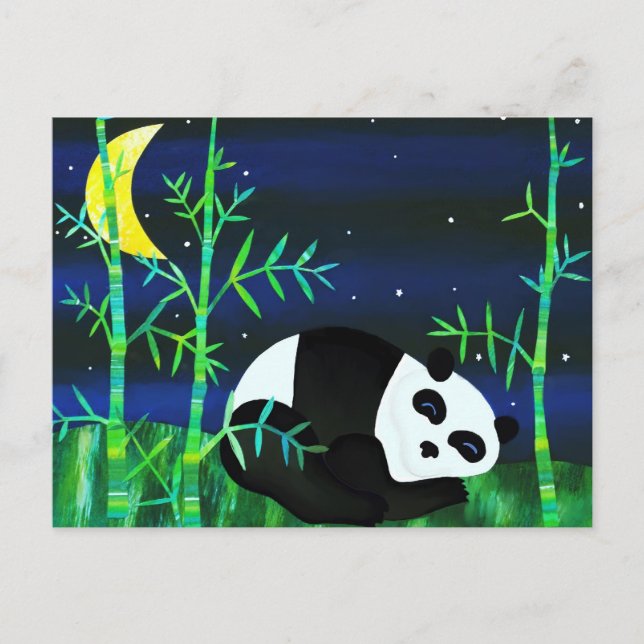 Panda Postkarte (Vorderseite)