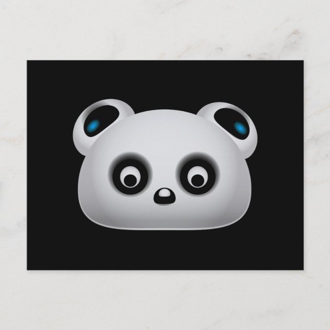 Panda Postkarte (Vorderseite)