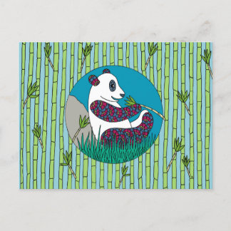 Panda Postkarte