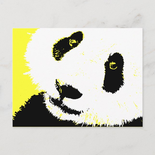 Panda. Postkarte (Vorderseite)