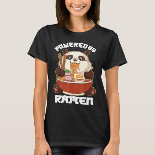 PANDA POWERBY RAMEN   Fett Panda Eating Ramen T-Shirt