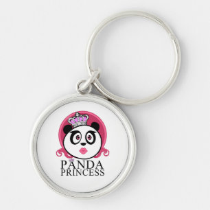 Panda-Prinzessin Süße Panda-Königin Krone Schlüsselanhänger