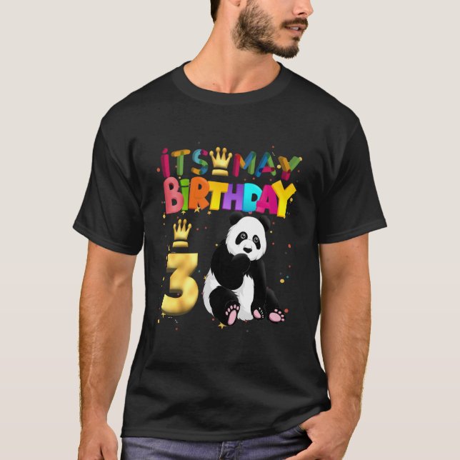 Panda Py Tier 3Th Panda T-Shirt (Vorderseite)