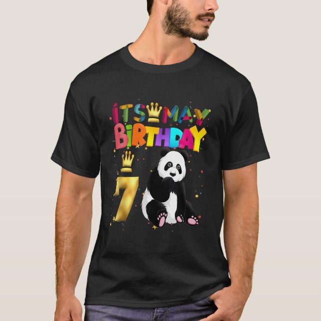 Panda Py Tier 7. Panda T-Shirt (Vorderseite)