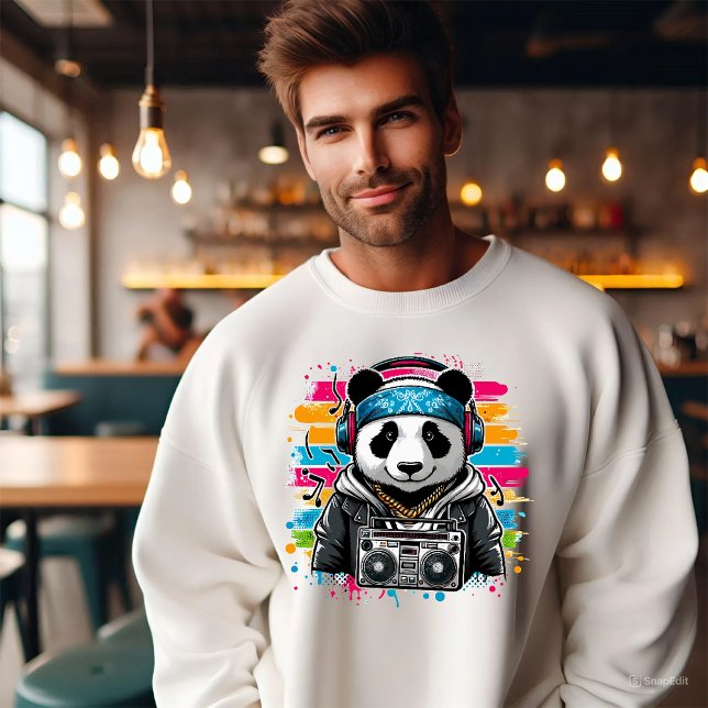 Panda Rapper Sweatshirt (Panda Rapper)