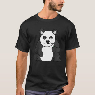 Panda-Rauchen T-Shirt