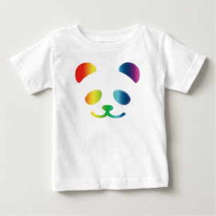 Panda-Regenbogen Baby T-shirt