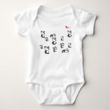 Panda-Rific Cuteness Baby Bodysuit