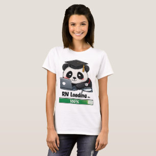 Panda RN Ladefortschritt 100% Vollständig Krankenp T-Shirt