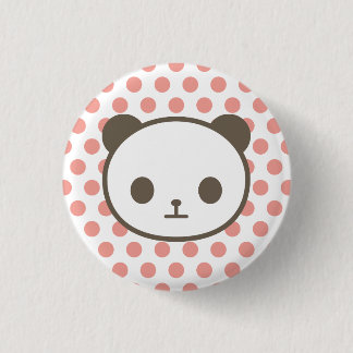 Panda rosa button