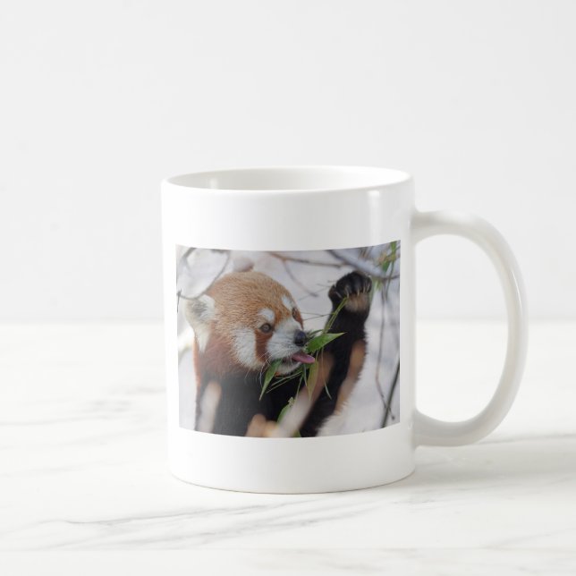 Panda-Rottierdruck niedlich Kaffeetasse (Rechts)