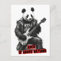 Panda sagt: Rock ist über Nationen