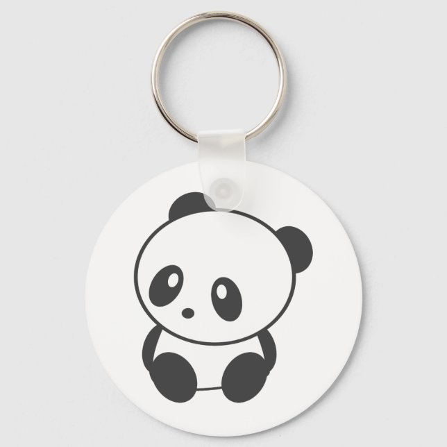 Panda Schlüsselanhänger (Vorderseite)