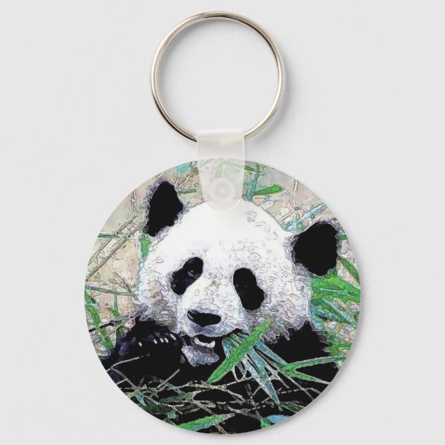 Panda Schlüsselanhänger (Vorderseite)