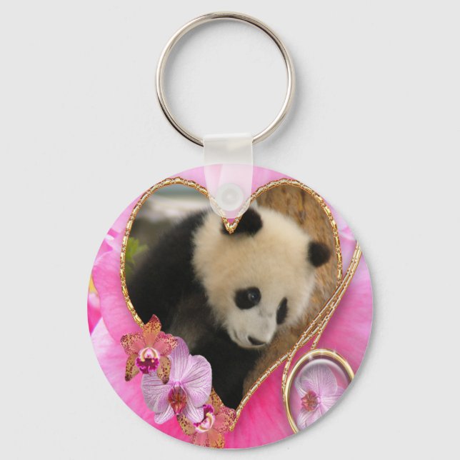 Panda Schlüsselanhänger (Vorderseite)